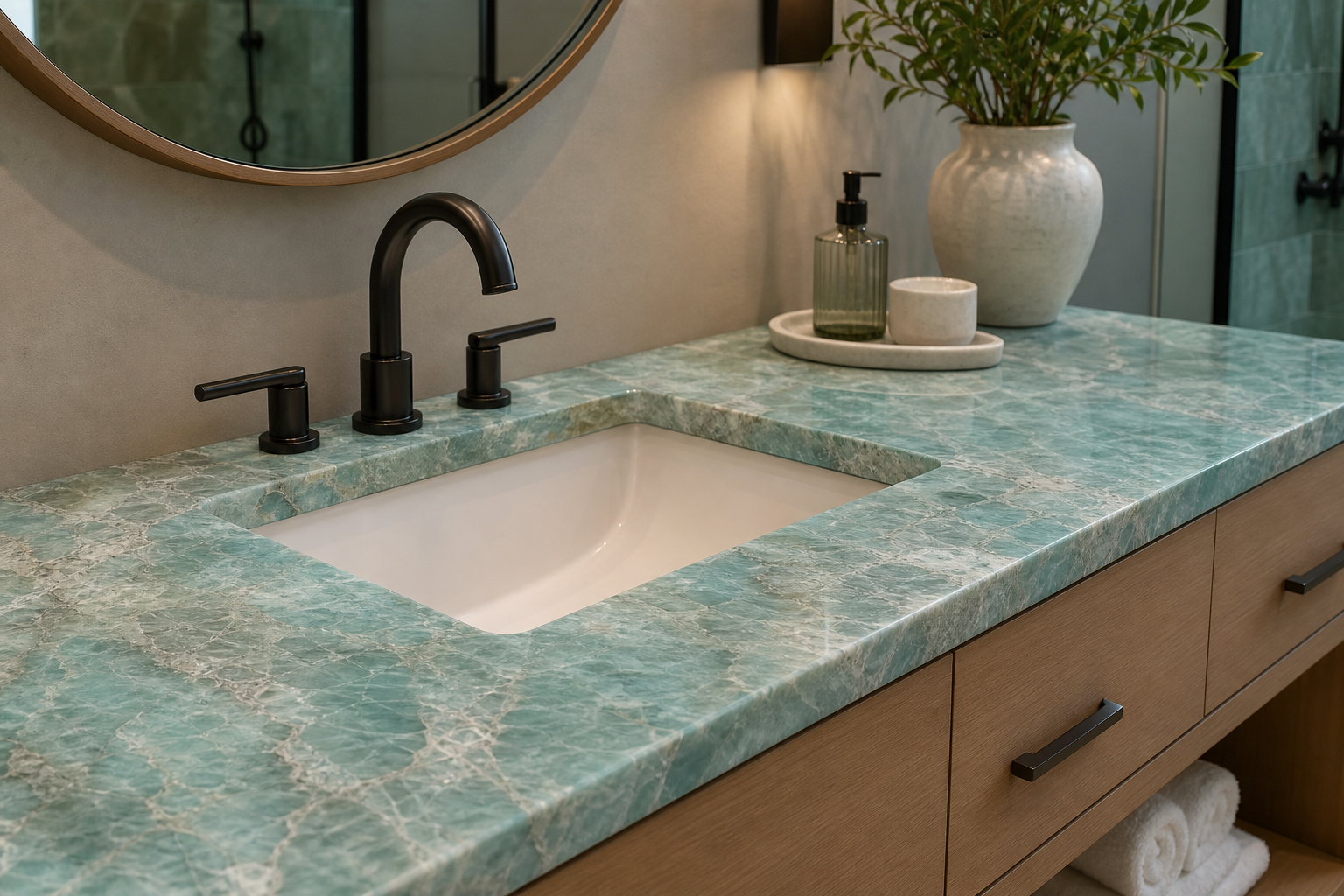 Amazonite quartzite